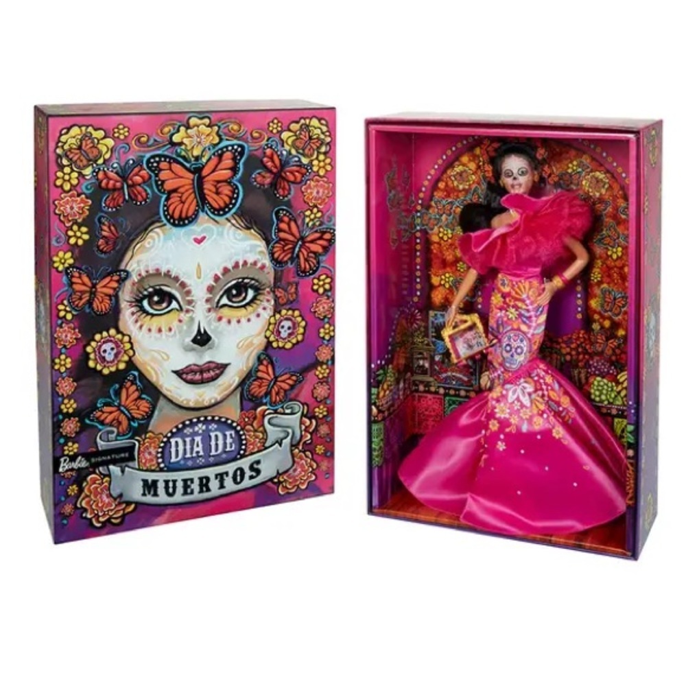 BNWT BARBIE SIGNATURE 2023 BARBIE & KEN DIA DE MUERTOS - Picture 3 of 6
